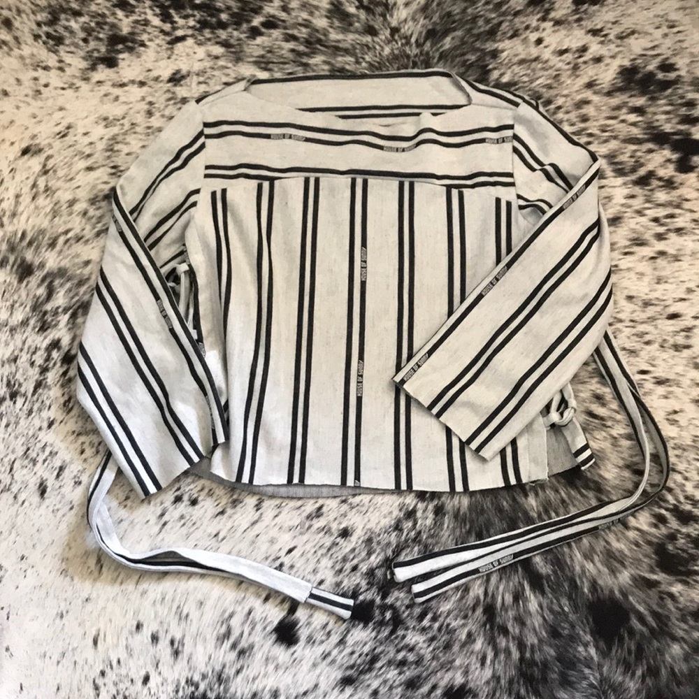 House of Sunny Boatneck Off-Shoulder Sweater